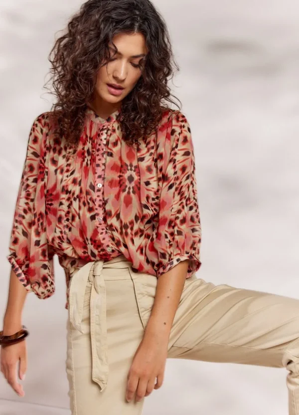 Vrouwen Summum Woman Blouses | Wijduitlopende Blouse