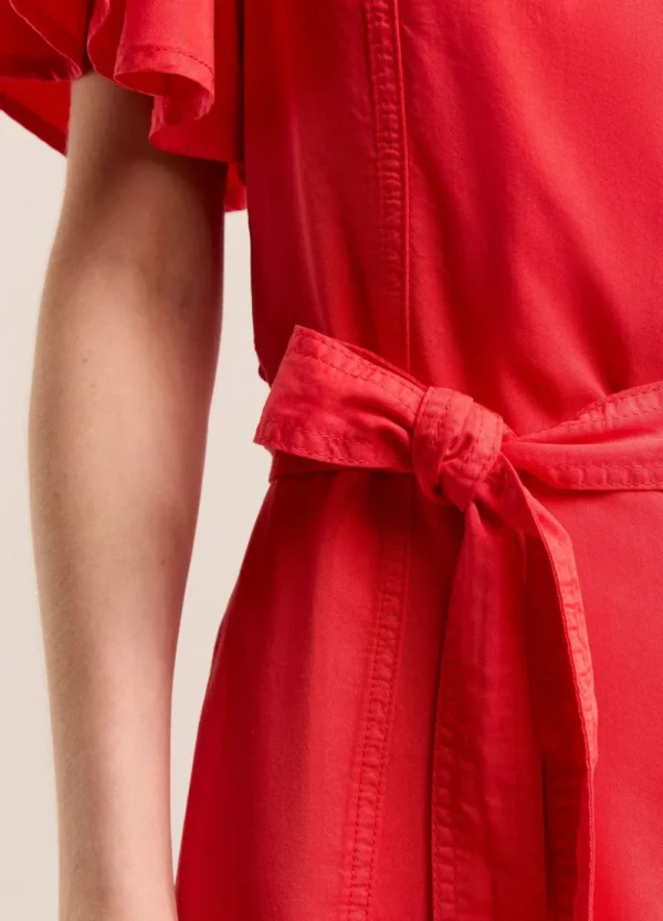 Vrouwen Summum Woman Jurken | Wikkeljurk Met Vlindermouw