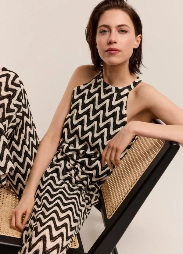 Vrouwen Summum Woman Tops & T-Shirts | Zigzag Haltertop