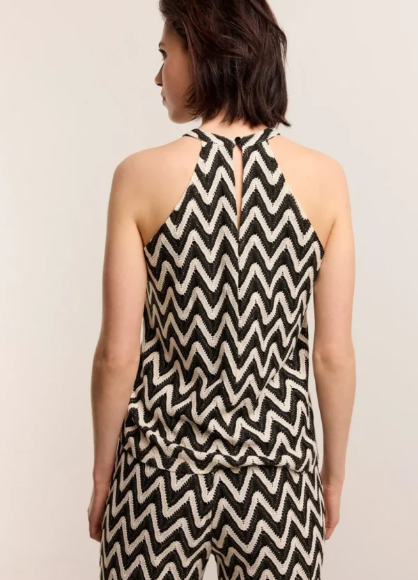 Vrouwen Summum Woman Tops & T-Shirts | Zigzag Haltertop