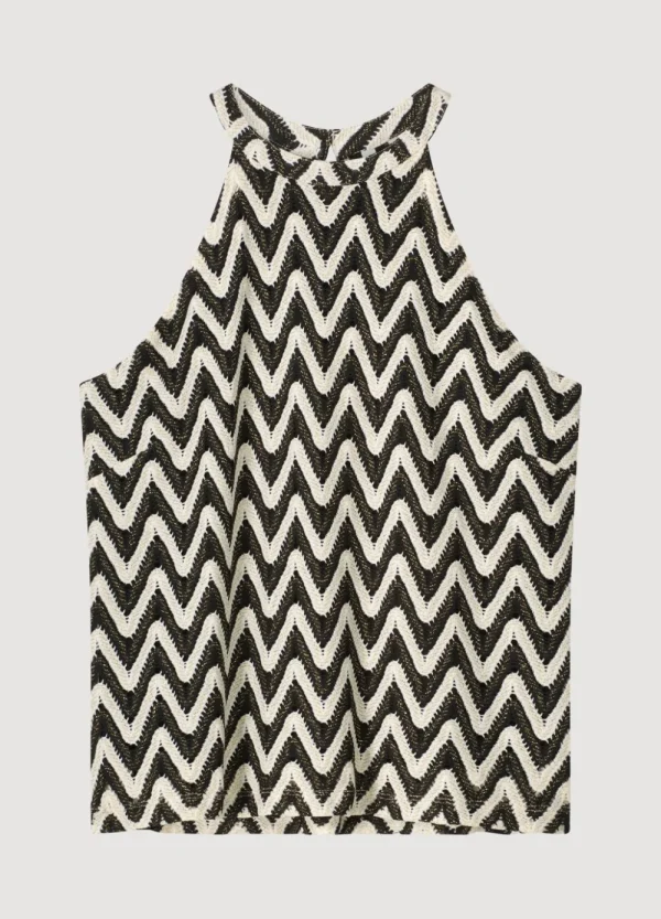 Vrouwen Summum Woman Tops & T-Shirts | Zigzag Haltertop